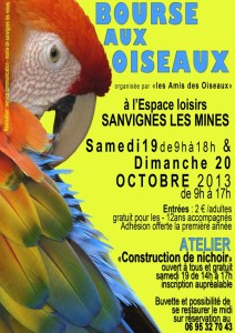 Bourse aux oiseaux à Sanvignes