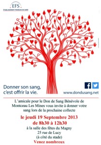 Amicale du don du sang (Montceau-les-Mines)