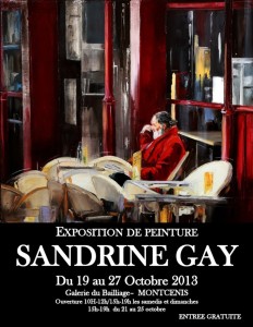 Exposition de peintures de Sandrine Gay