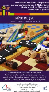 « Fête du jeu » aux Ateliers du jour