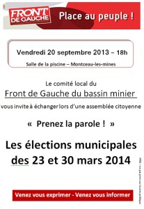 Front de Gauche du bassin minier
