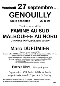 « Famine au Sud Malbouffe au Nord »