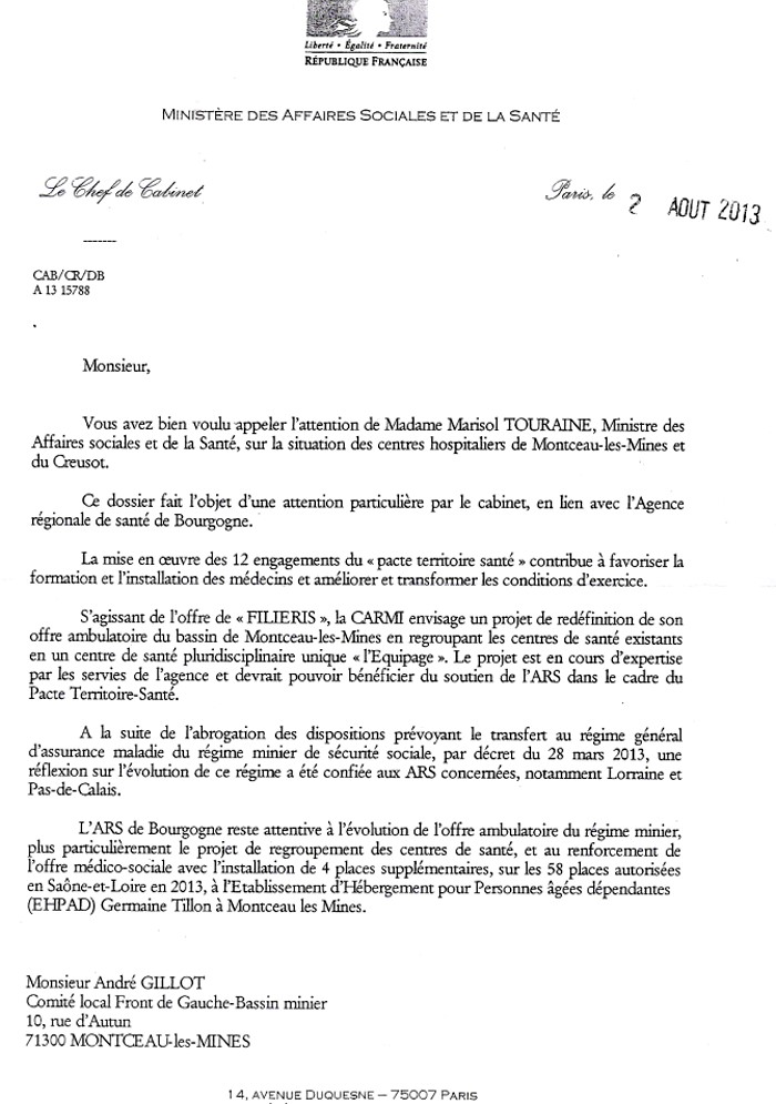 lettre front gauche 0509132