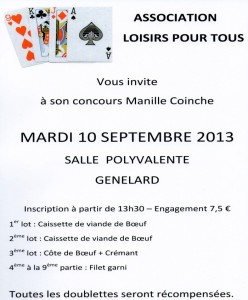 Concours de Manille Coinche