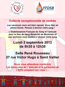 Amicale du don du sang (Montceau-les-Mines)