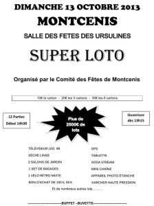 Super loto à Montcenis