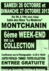 6ème week-end de la collection