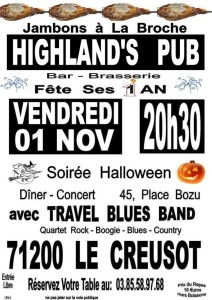 Highland&rsquo;Pub fête ses 1 ans (Le Creusot)