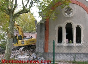 Démolition de l’église du Bois-Verne