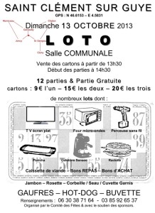 Loto à Saint-Clément-sur-Guye