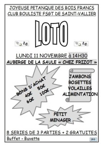 Joyeuse pétanque des Bois Francs (Saint-Vallier)