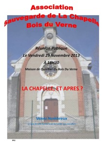 Association de Sauvegarde de la Chapelle du Bois du Verne 5mONTCEAU°