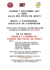 Au profit du Téléthon à Joncy