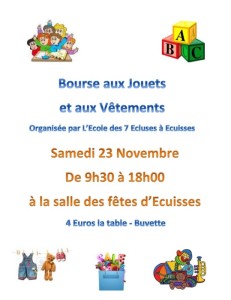 Bourse aux jouets et aux vêtements