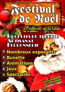 3ème Festival de Noël à l’auberge de La Saule à Saint-Vallier