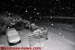 Les premières chutes de neige en Saône-et-Loire ont fait leur apparition !