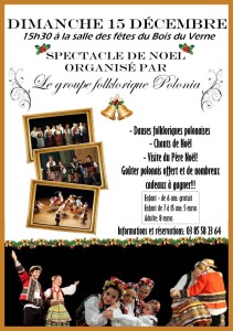 Spectacle de Noël du groupe « Polonia »