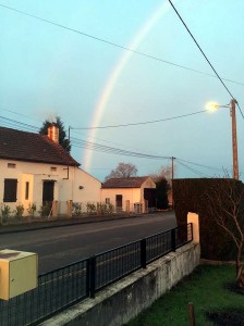 Arc-en-ciel sur le bassin minier