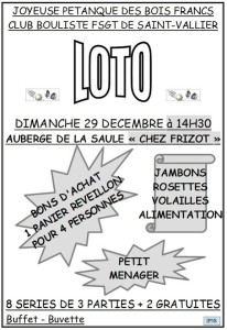 Joyeuse pétanque des Bois Francs (Saint-Vallier)