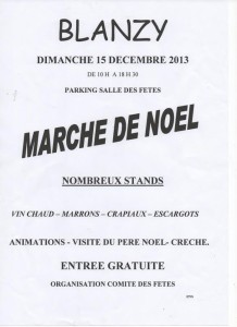 Marché de Noël (Blanzy)