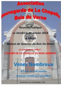 Association de Sauvegarde de la Chapelle du Bois du Verne (Montceau-les-Mines)