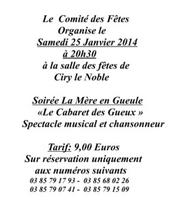 « Le cabaret des gueux » à Ciry-le-Noble