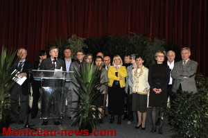 Cérémonie des voeux au personnel municipal (Montceau-les-Mines)