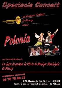 Spectacle concert « Polonia et la batterie-fanfare de Blanzy »
