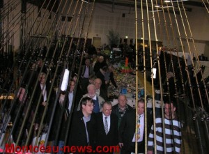 Inauguration du salon de la pêche et des loisirs (Blanzy)
