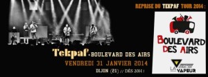 «Tekpaf » en concert à la Vapeur (Dijon) en première partie de « Boulevard des Airs »