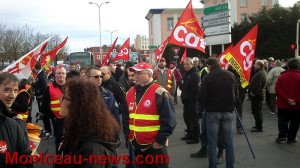 Journée d’action de ce jeudi 6 février 2014 (Montceau-les-Mines)