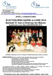 Miss Saône-et-Loire 2014