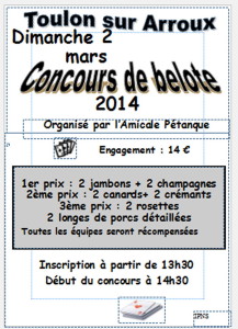Amicale Pétanque (Toulon-sur-Arroux)