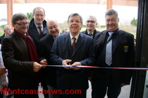 Inauguration du boulodrome à Montceau
