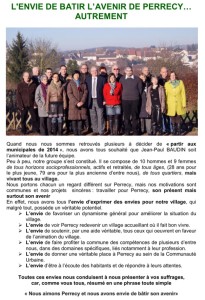 Municipales 2014 (Perrecy-les-Forges)
