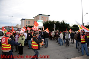 Journée d’action de ce jeudi à Montceau-les-Mines (Suite)