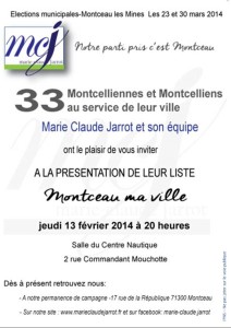 Municipales 2014 (Montceau-les-Mines)