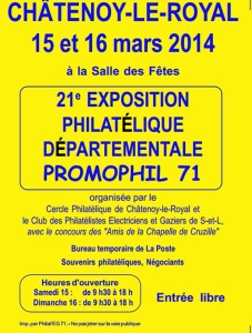 A Chatenoy-le-Royal, les 15 et 16 mars 2014