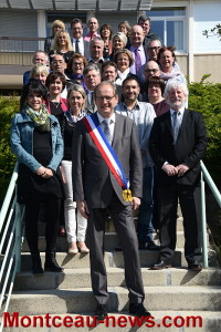 Installation, ce samedi matin, du nouveau conseil municipal de Sanvignes