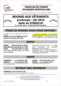 Familles de France en bassin montcellien