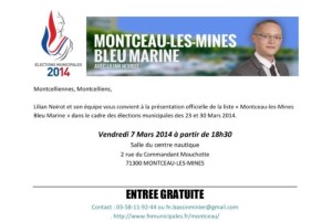 Municipales 2014 (Montceau-les-Mines)