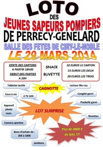 Jeunes sapeurs pompiers de Perrecy-Génelard