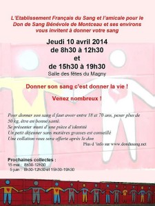 Amicale pour le don de sang (Montceau-les-Mines)