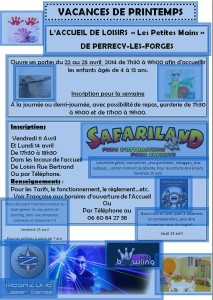 Accueil de loisirs « Les Petites Mains » Perrecy-les-Forges)