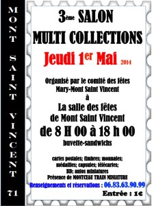 3ème Salon multi-collections (Mont-Saint-Vincent)