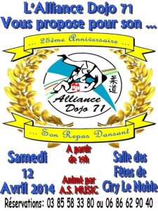 25ème anniversaire de l’Alliance Dojo 71 (judo)