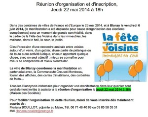 « Fête des voisins » (Blanzy)