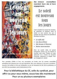 « Le soleil est nouveau tous les jours » (Edition)