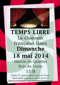 Groupe musical ‘Temps Libre » (Bassin minier)