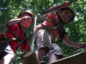 Journée Acrobranches à Givry